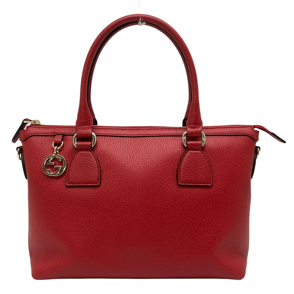 Gucci Red Leather Handbag #304968G74B